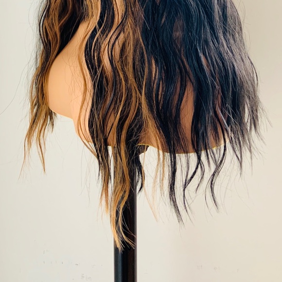 Simply Sexy is This “Put On & Go” Black/Auburn Synthetic Wig with Bangs💋 - Picture 9 of 11